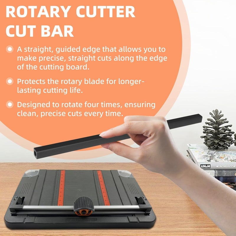 PROSOCOOL 95827097 Rotary Cut Bar Replacement for Fiskars 45mm Desktop Cutting Board Paper Rotary Cutter，Ideal for Libraries，Printing Shops and Offices - Image 5